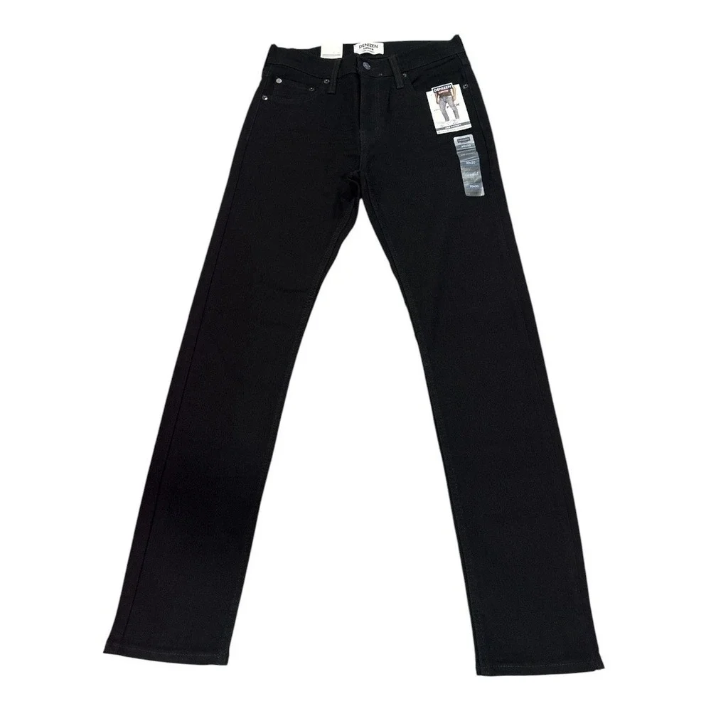 Levi's Denizen Men's Black Jeans Premium Flex Stretch 288 Skinny 30X30